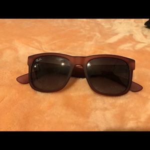 Maroon RayBans
